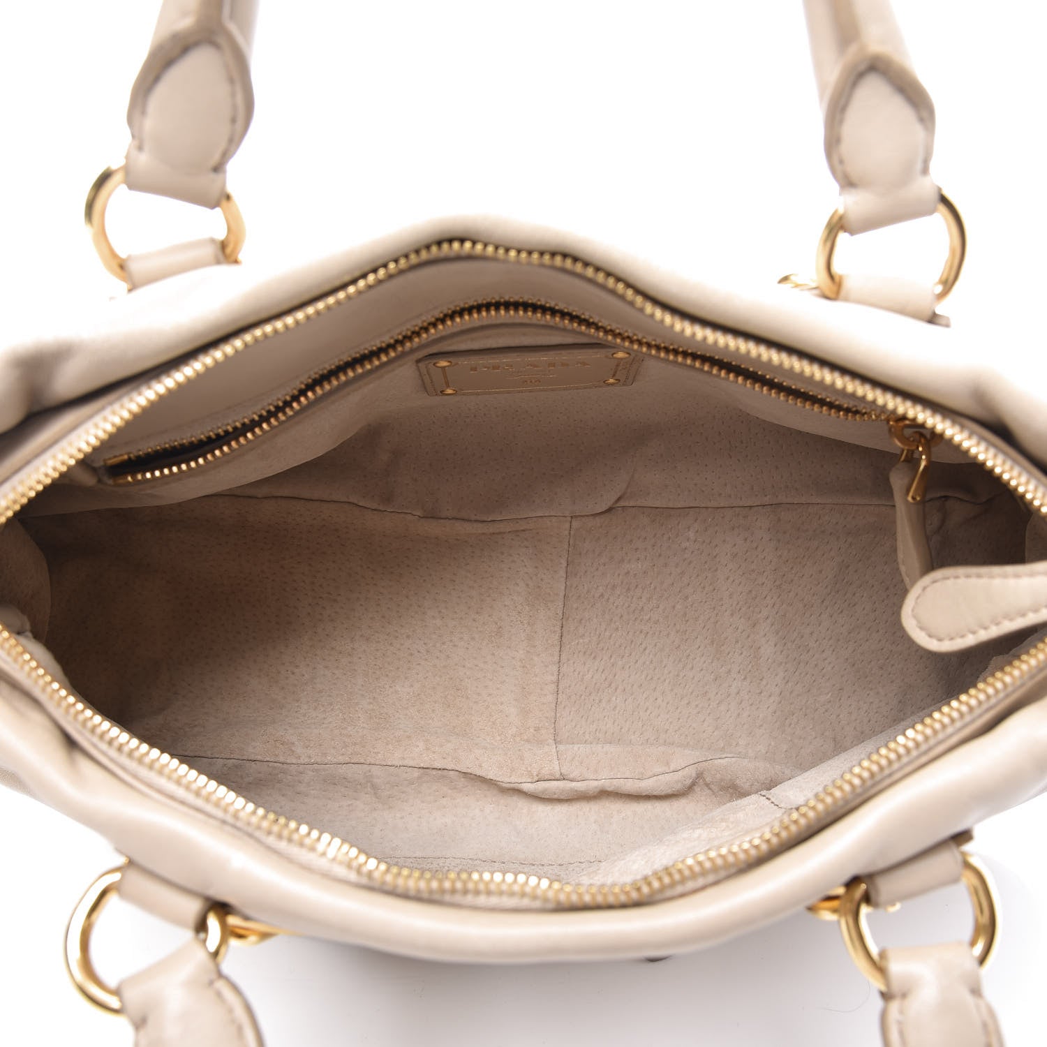Prada Soft Calfskin Shopping Satchel Talco 4 of 11