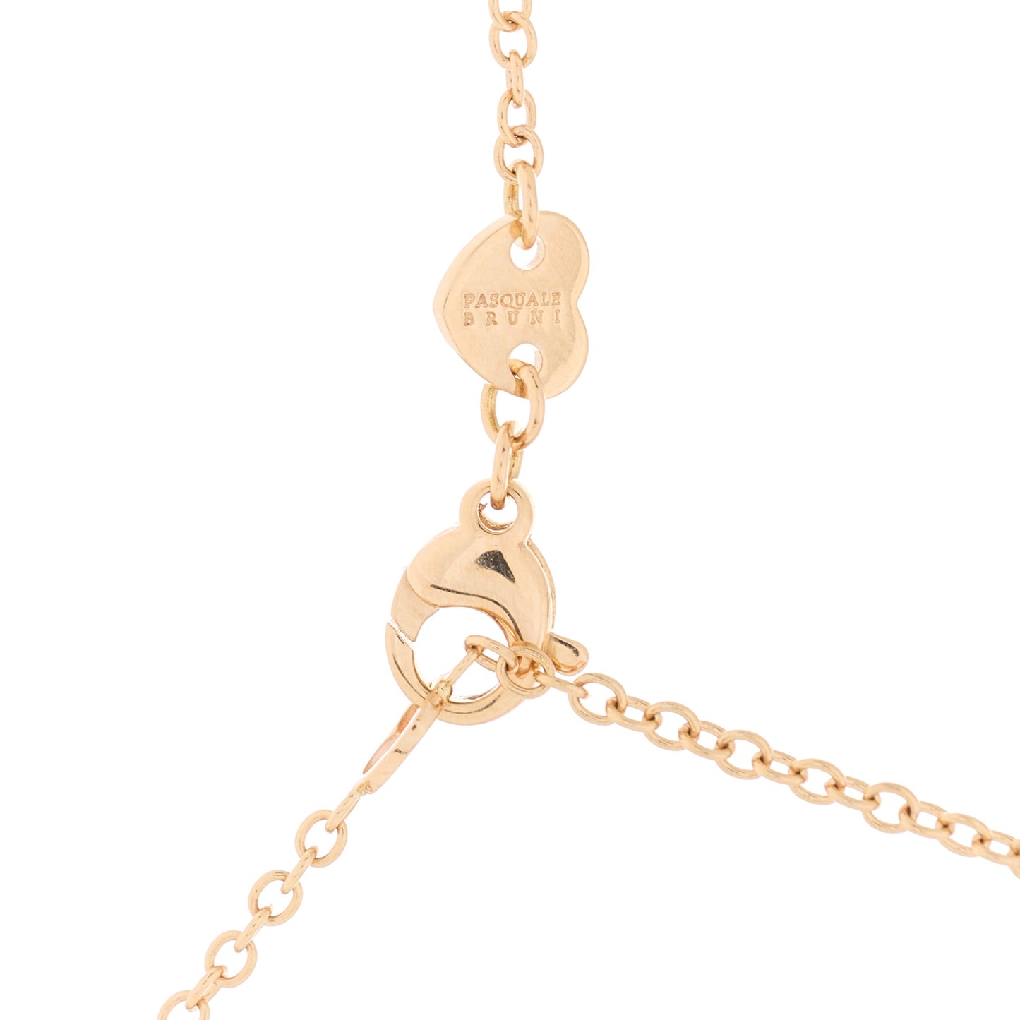 18K Rose Gold Pink Chalcedony Bon Ton Necklace