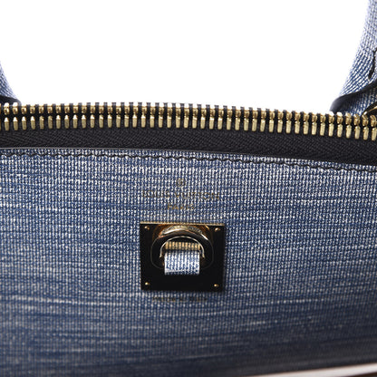 Louis Vuitton Epi City Steamer MM Blue Jean 5 of 10