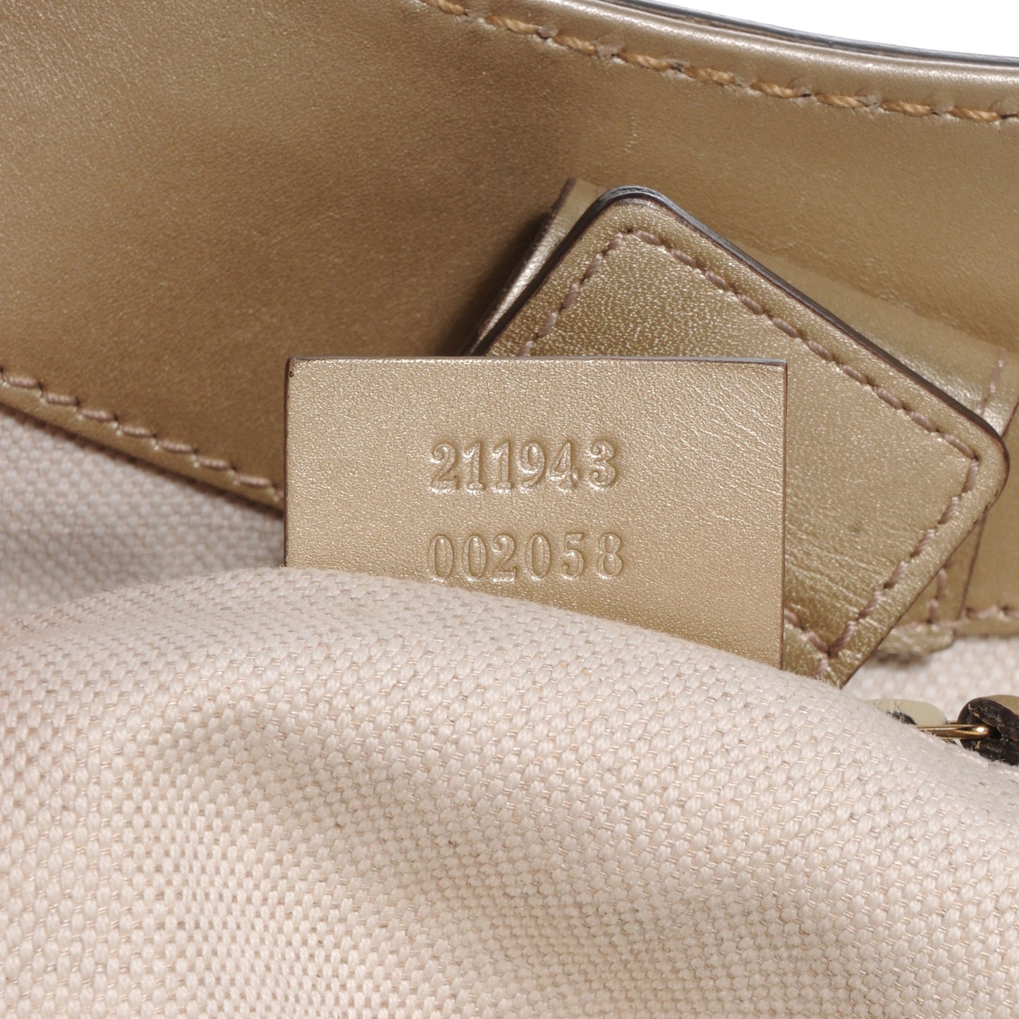 Monogram Large Sukey Tote Beige Champagne