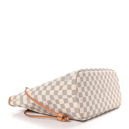 Louis Vuitton Damier Azur Neo Neverfull MM Rose Ballerine 5 of 11