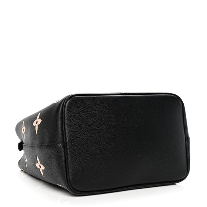 Louis Vuitton Empreinte Monogram Giant Neonoe MM Black Beige 3 of 4