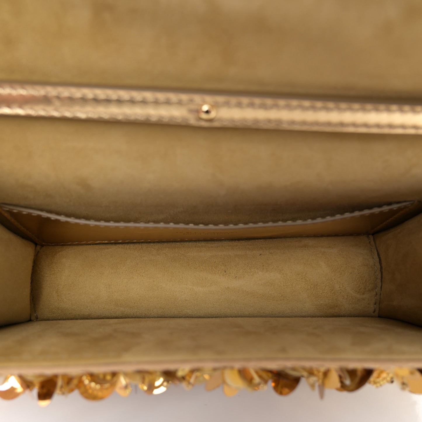 Sequin DG Shoulder Bag Oro