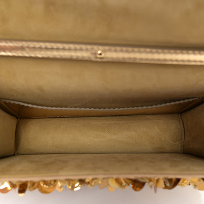Dolce & Gabbana Sequin DG Shoulder Bag Oro 5 of 9