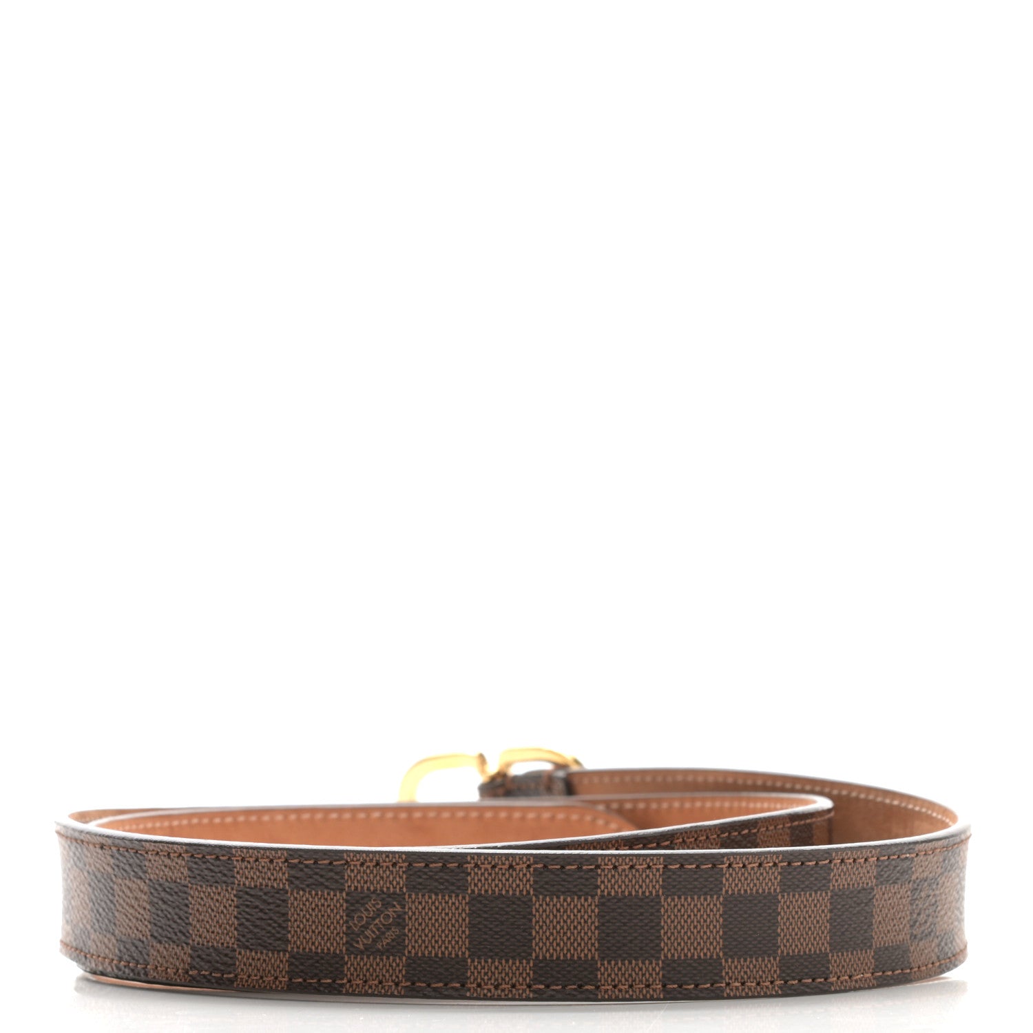 Louis Vuitton Damier Ebene Mini 25mm Belt 85 34 2 of 8