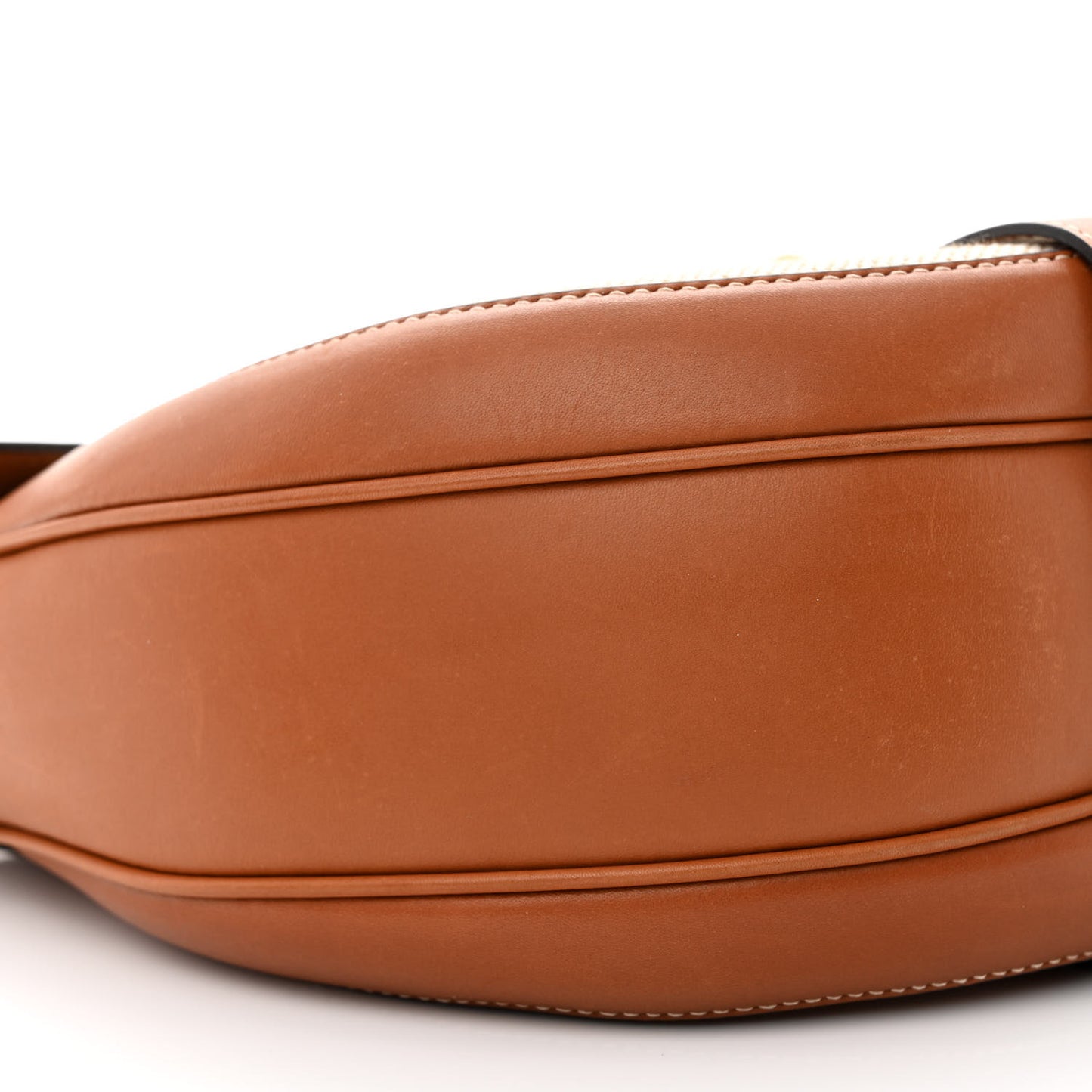 Textile Natural Calfskin Medium Besace 16 Tan