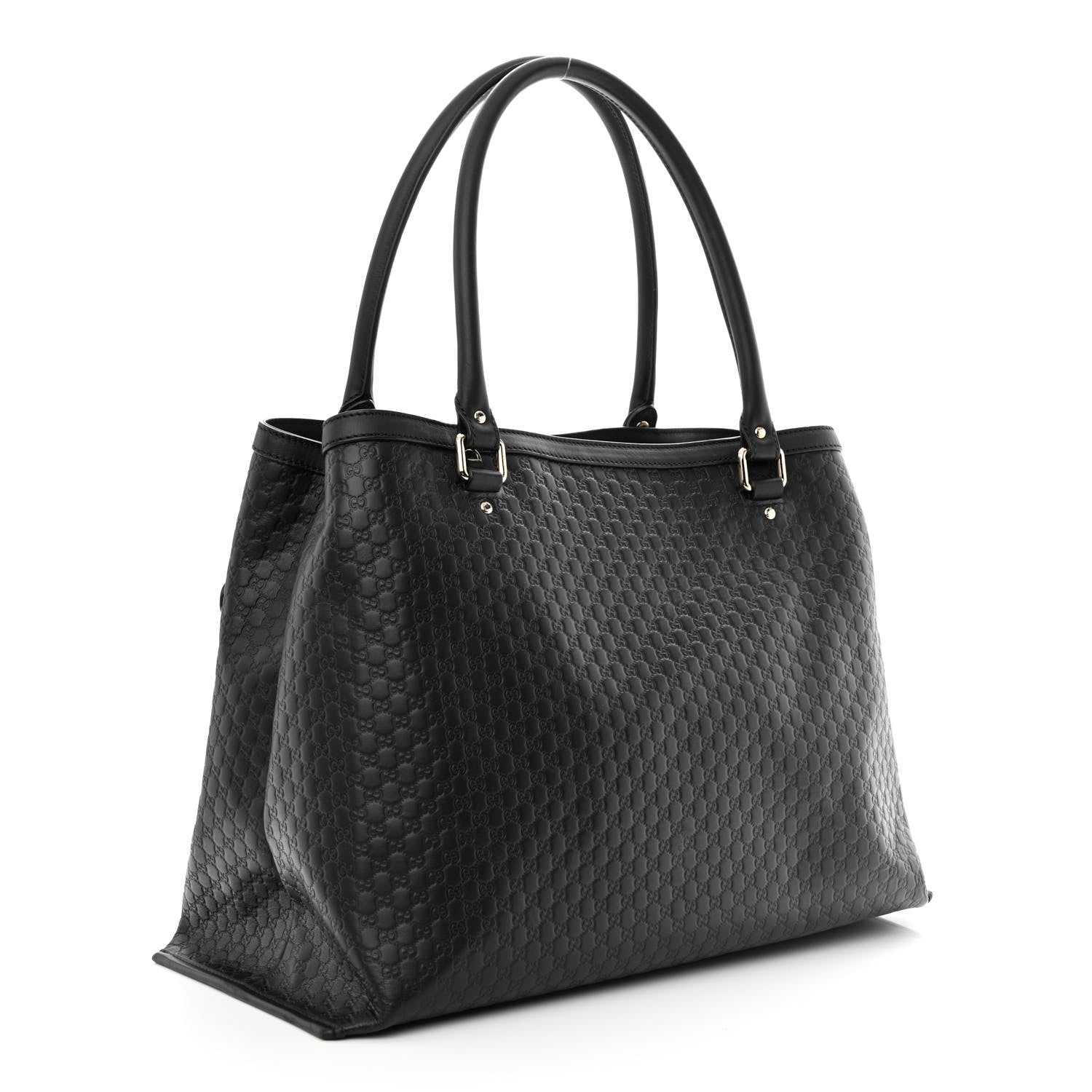 Gucci Soft Microguccissima Large Tote Black 3 of 10