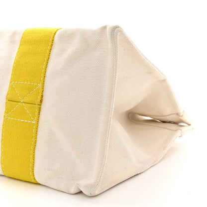 Hermes Canvas Fourre Tout PM Craie Lime 11 of 14