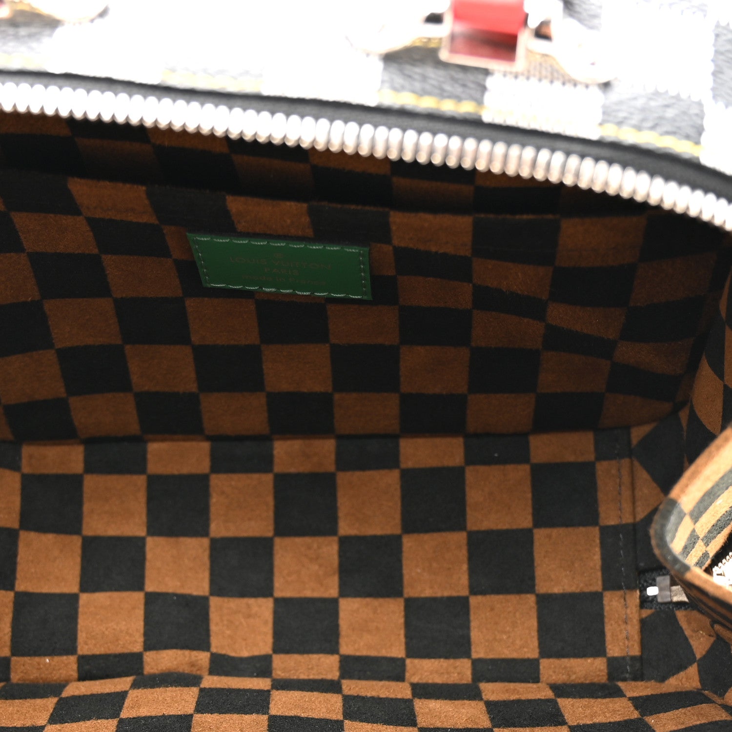 Louis Vuitton Damier Valisette BB Black White 5 of 11