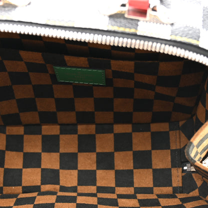 Louis Vuitton Damier Valisette BB Black White 5 of 11