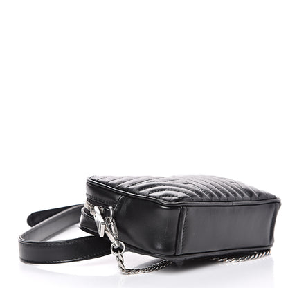 Prada Soft Calfskin Impunture Diagramme Belt Bag Black 5 of 9