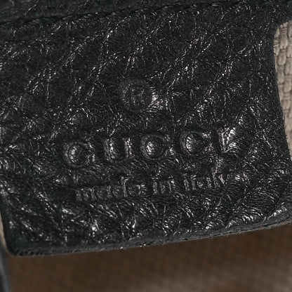 Gucci Pebbled Calfskin Large Soho Chain Shoulder Bag Black 6 of 12
