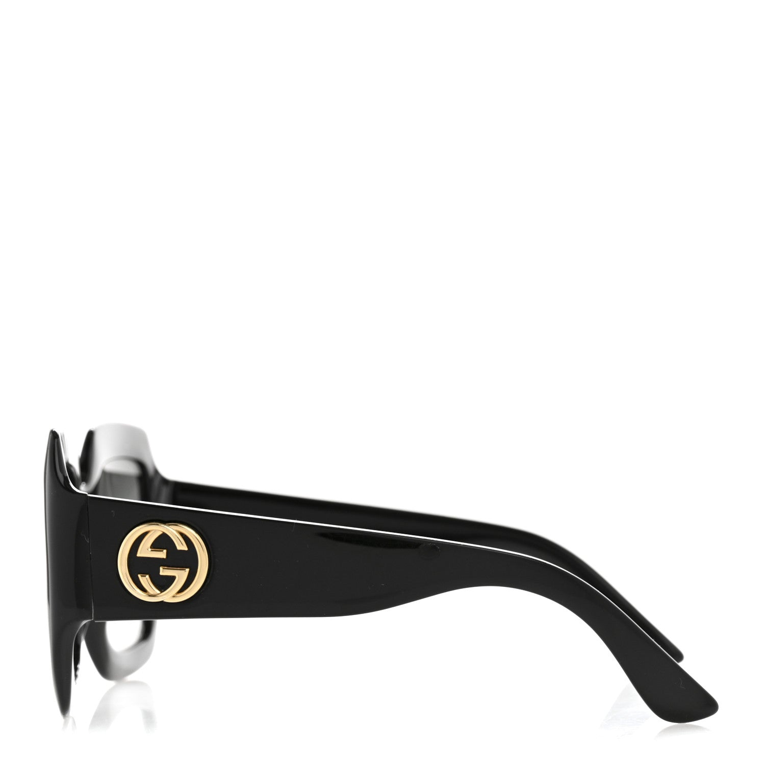 Gucci Acetate Square Frame Sunglasses GG0053S Black 3 of 8