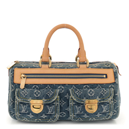 Louis Vuitton Monogram Denim Neo Speedy Blue 1 of 11