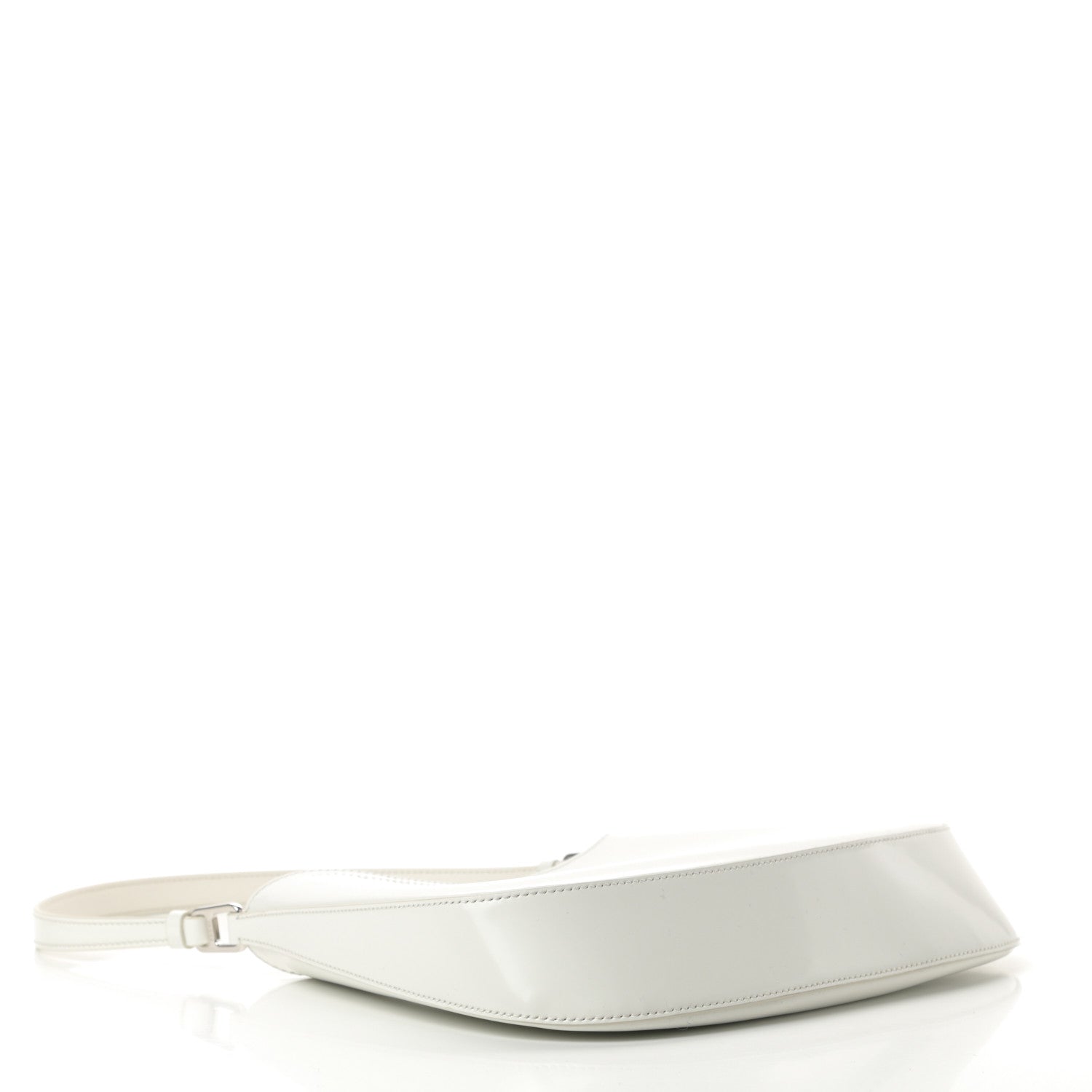 Prada Spazzolato Cleo Shoulder Bag White 4 of 10
