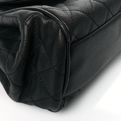 Chanel Caviar Quilted Timeless Accordion Flap Black 9 of 10