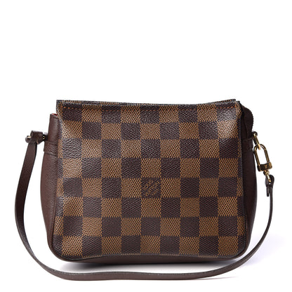 Louis Vuitton Damier Ebene Trousse Make Up Bag Pochette 1 of 9