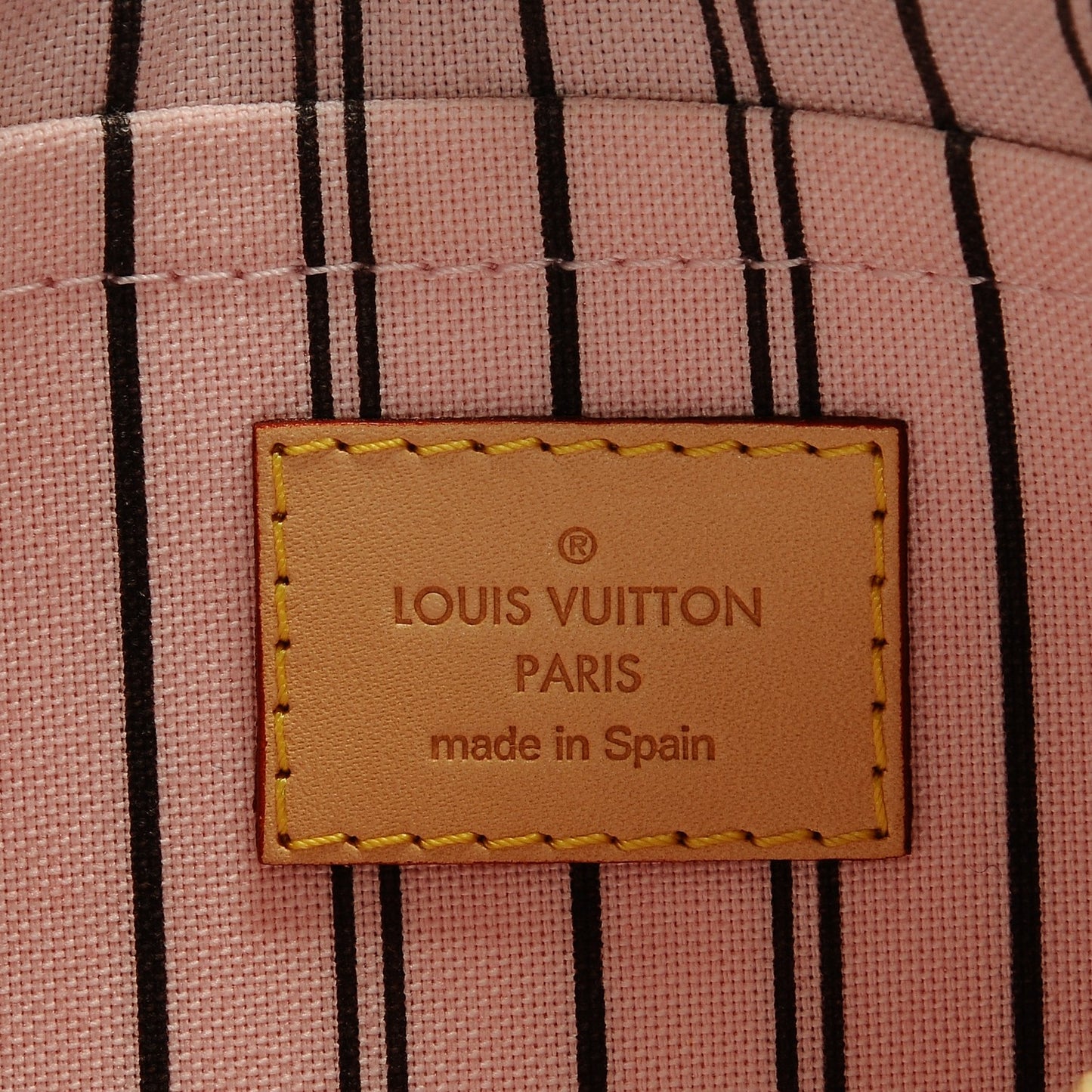 Monogram Neverfull MM GM Pochette Rose Ballerine