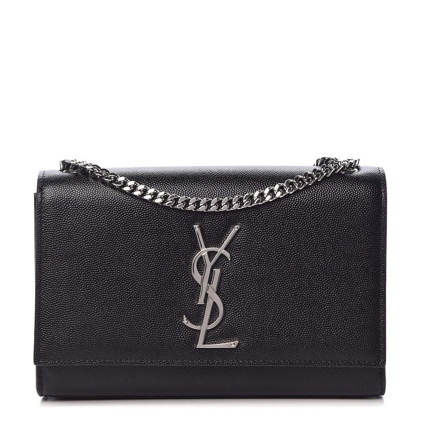 Grain De Poudre Small Monogram Kate Satchel Black