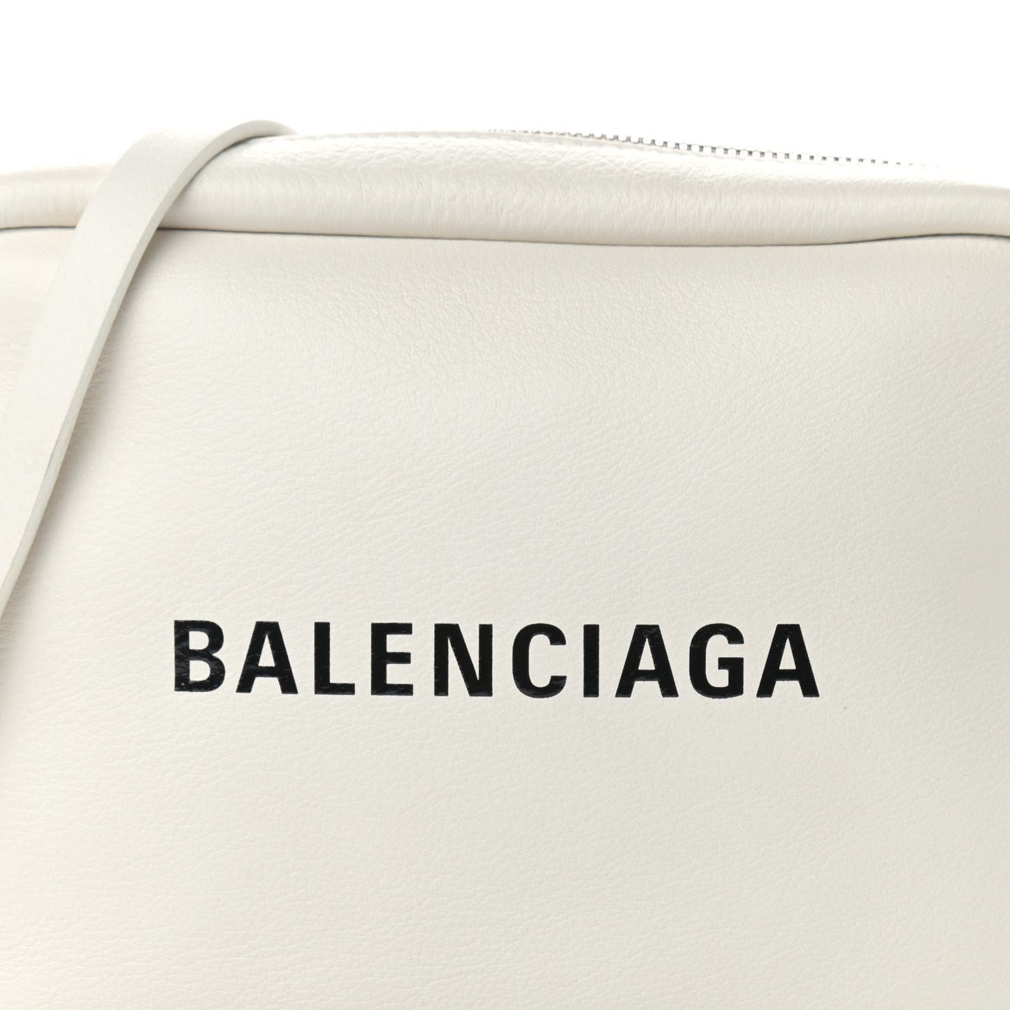 Calfskin Logo S Everyday Camera Bag White