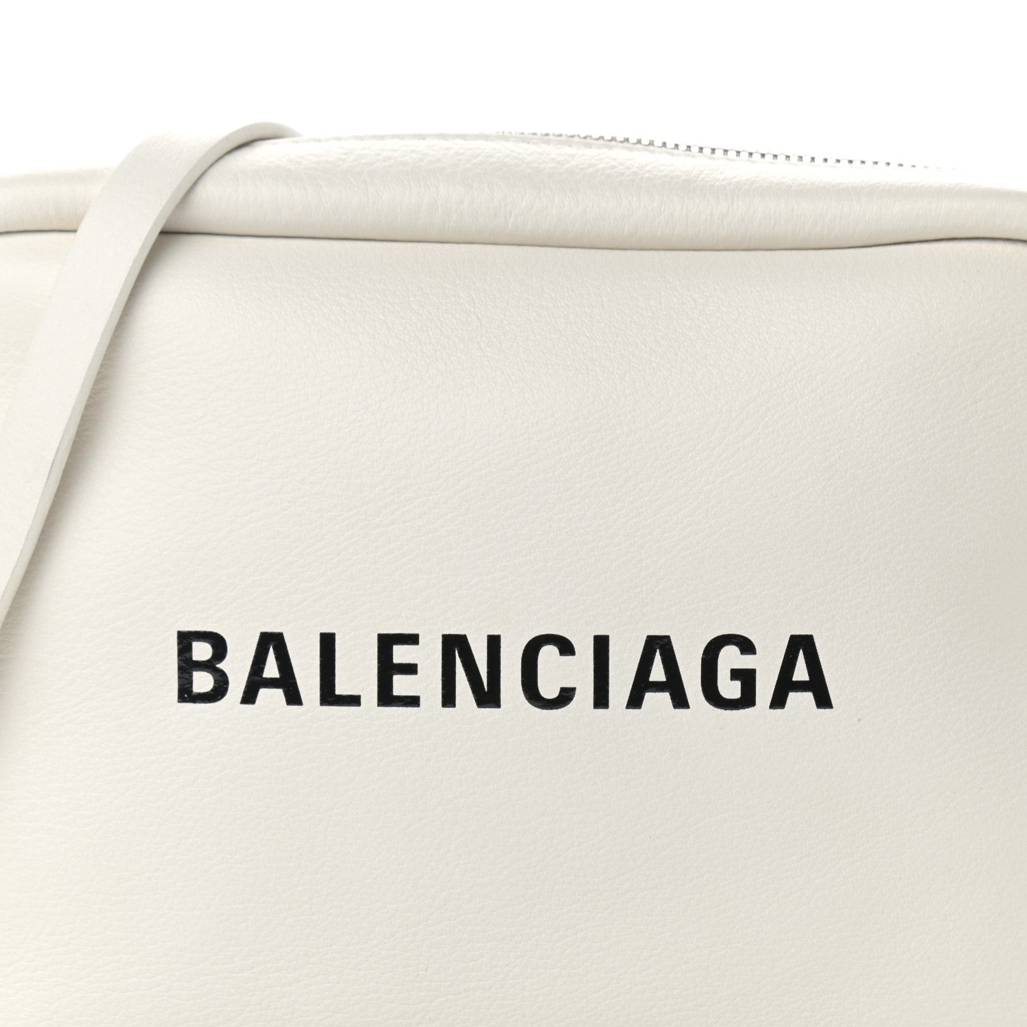 Balenciaga Calfskin Logo S Everyday Camera Bag White 9 of 15