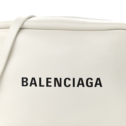 Balenciaga Calfskin Logo S Everyday Camera Bag White 9 of 15