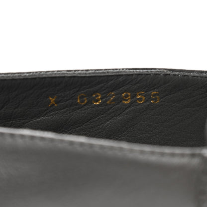 Chanel Lambskin CC Braided Chain Loafers 37 Grey 8 of 9
