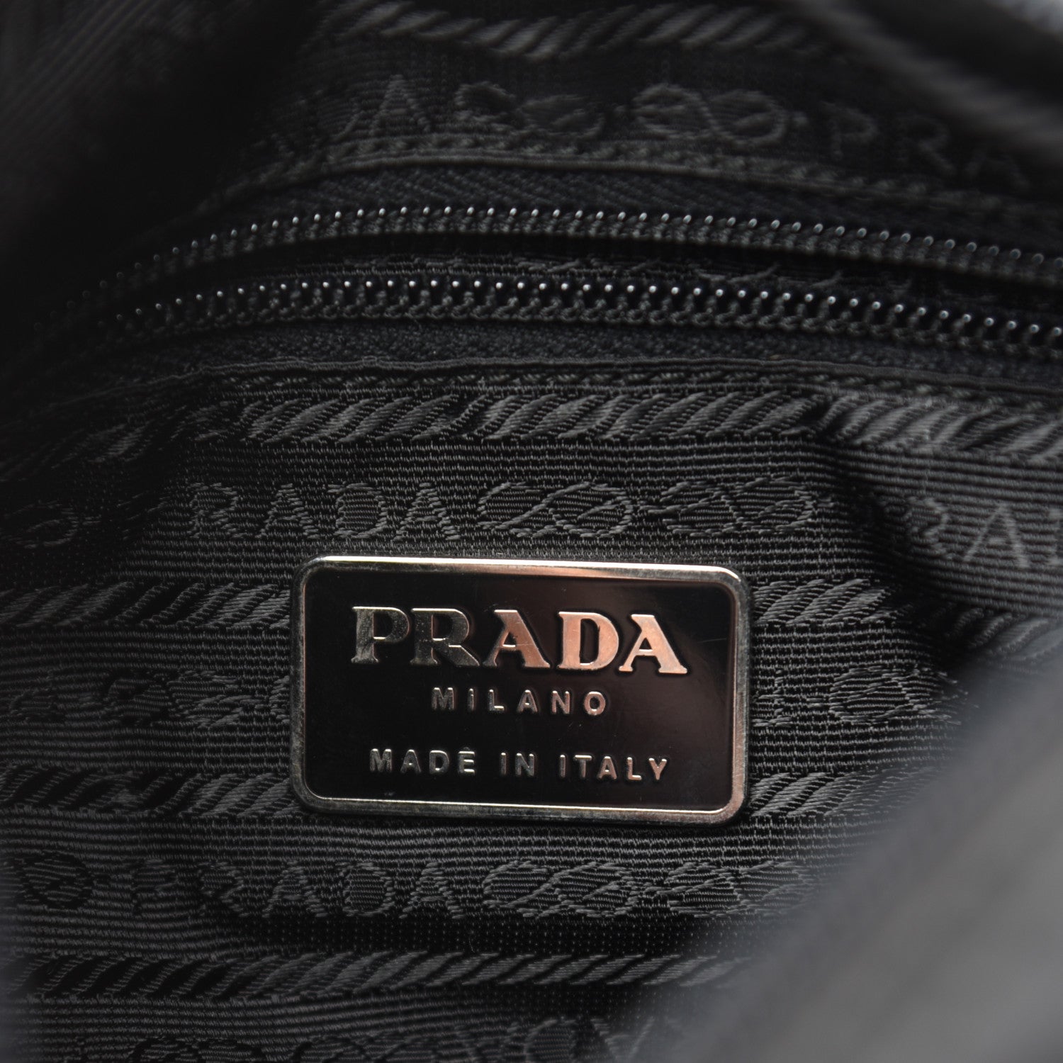 Prada Nylon Vela Messenger Black 9 of 10