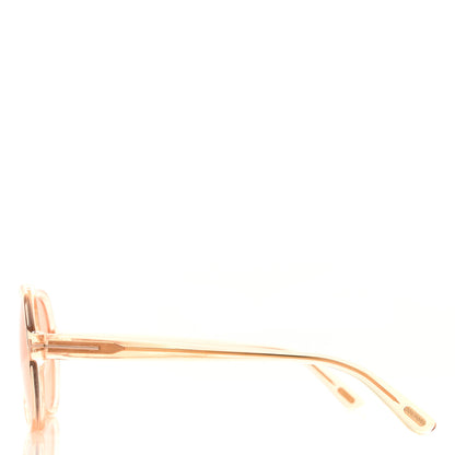 Tom Ford Thomas Sunglasses TF732 Transparent Pink 3 of 8