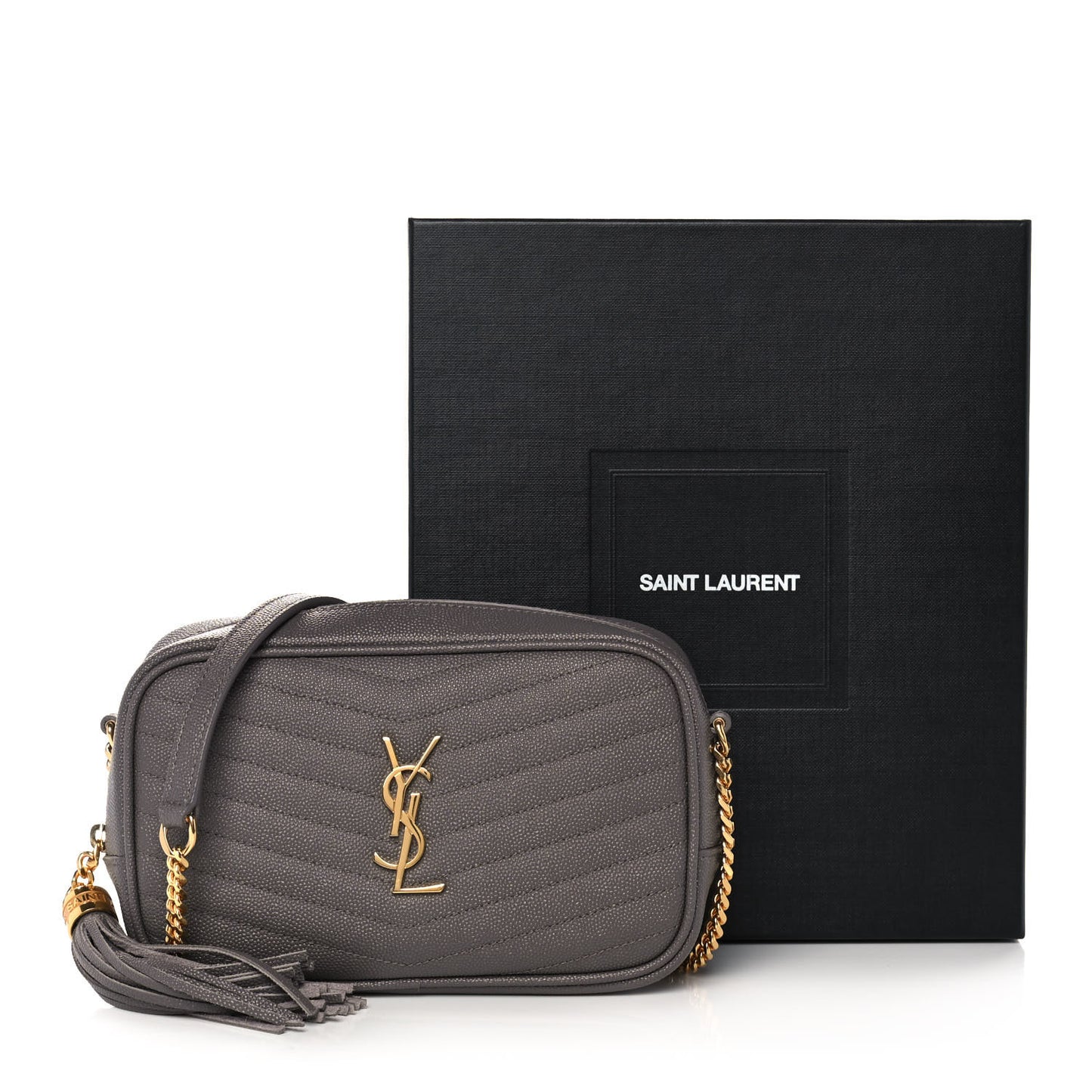 Grain De Poudre Matelasse Monogram Mini Lou Camera Bag Fog