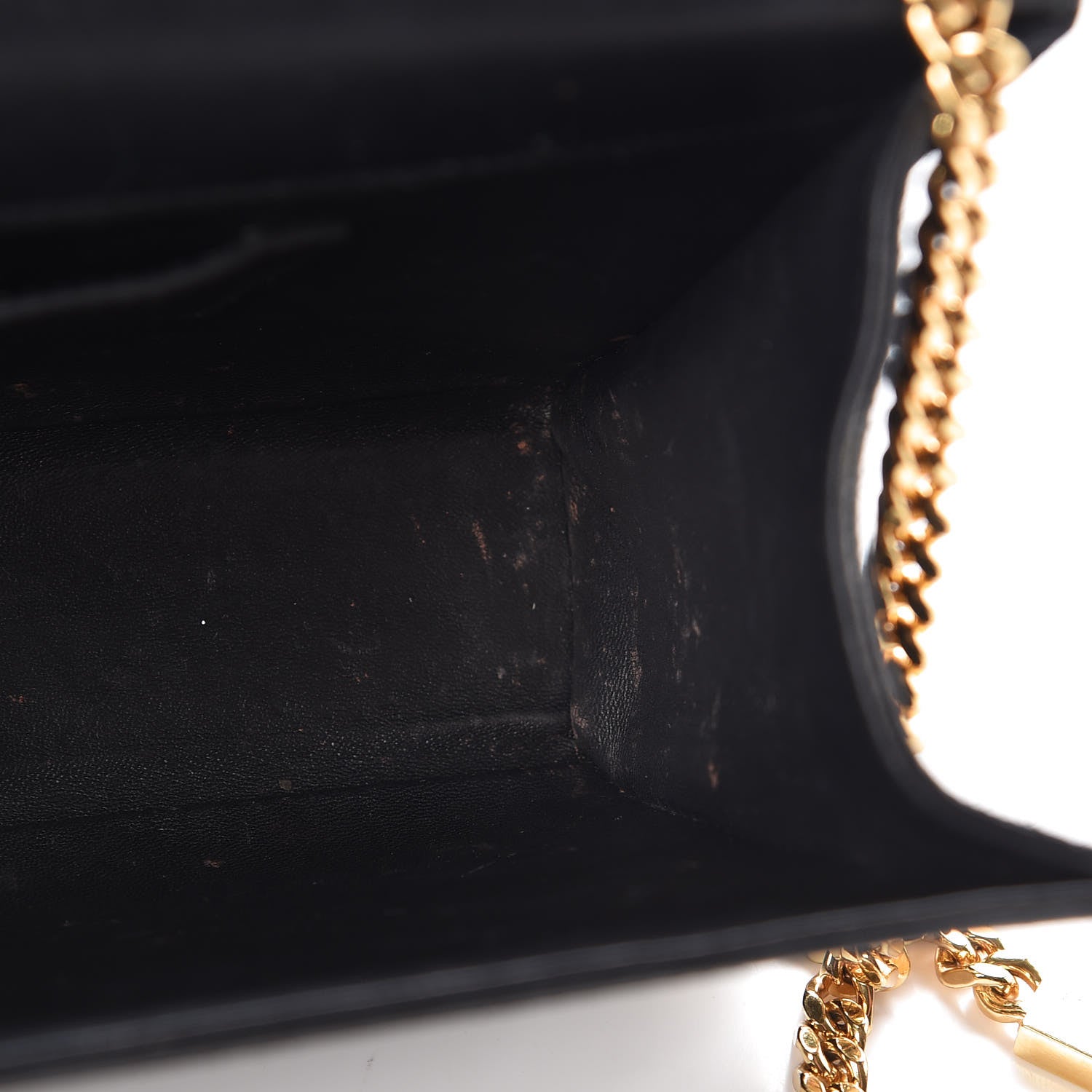 Saint Laurent Suede Medium Classic Monogram Kate Tassel Satchel Black 8 of 9