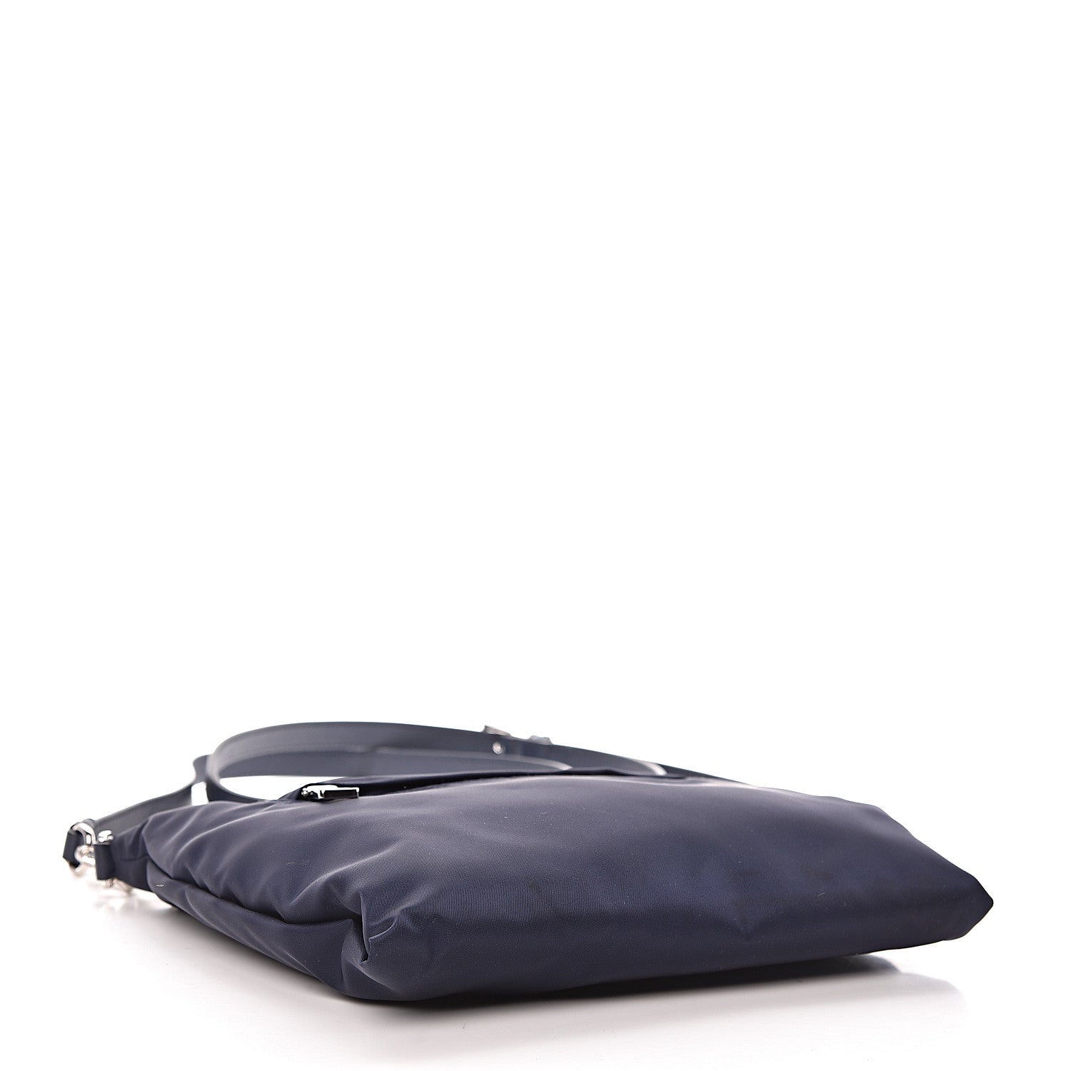 Prada Tessuto Nylon Saffiano Crossbody Bag Baltico 4 of 11