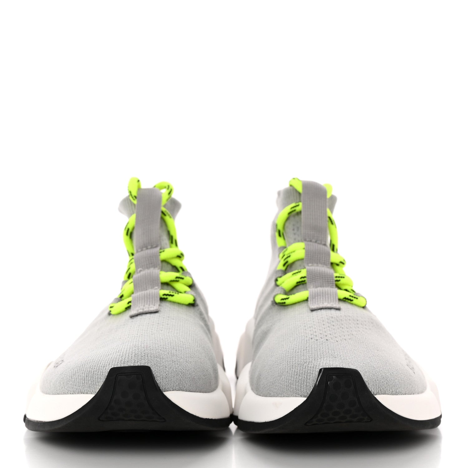 Balenciaga Sweatshirt Knit Womens Speed Lace Up Sneakers 37 Gris 2 of 11