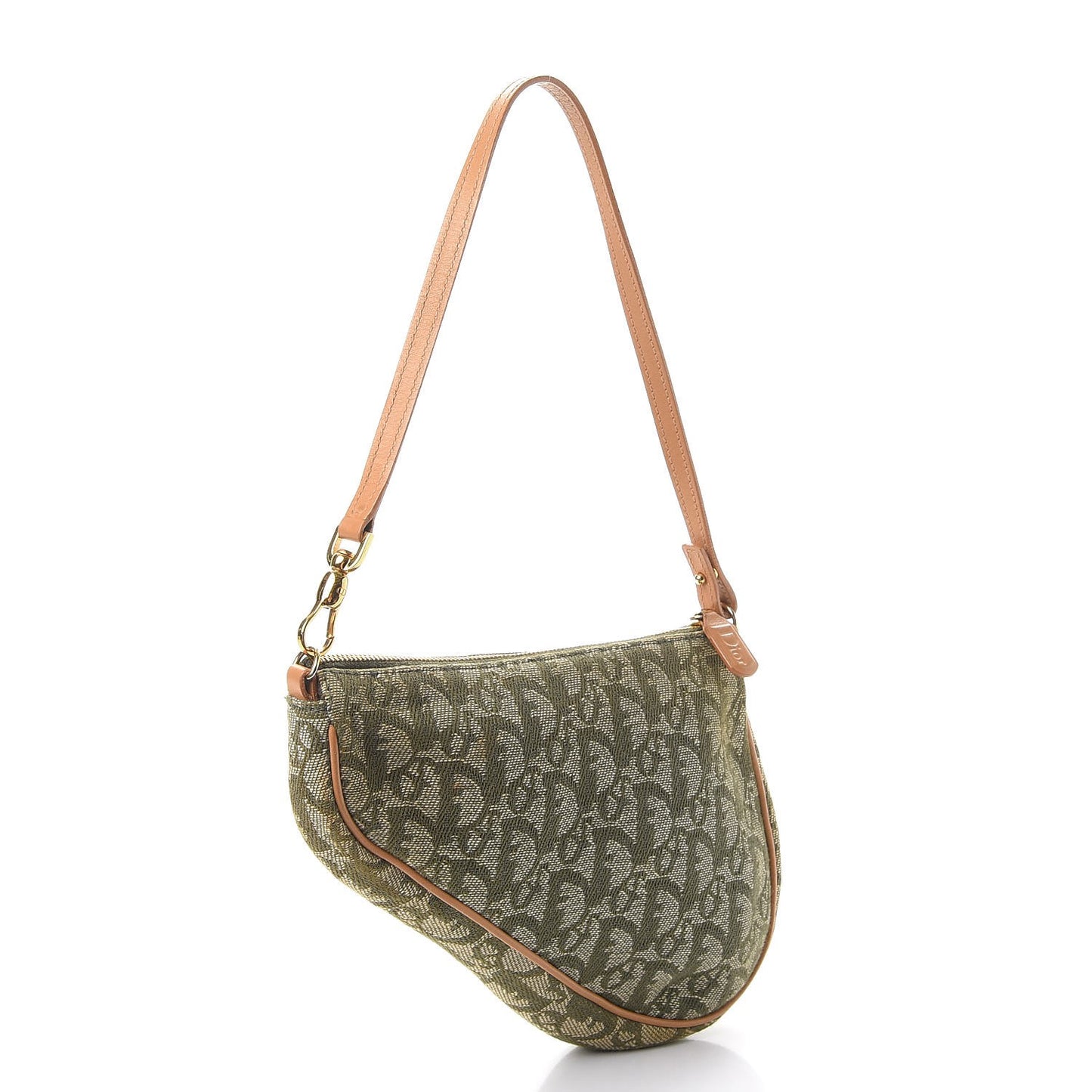 Monogram Mini Saddle Pochette Green