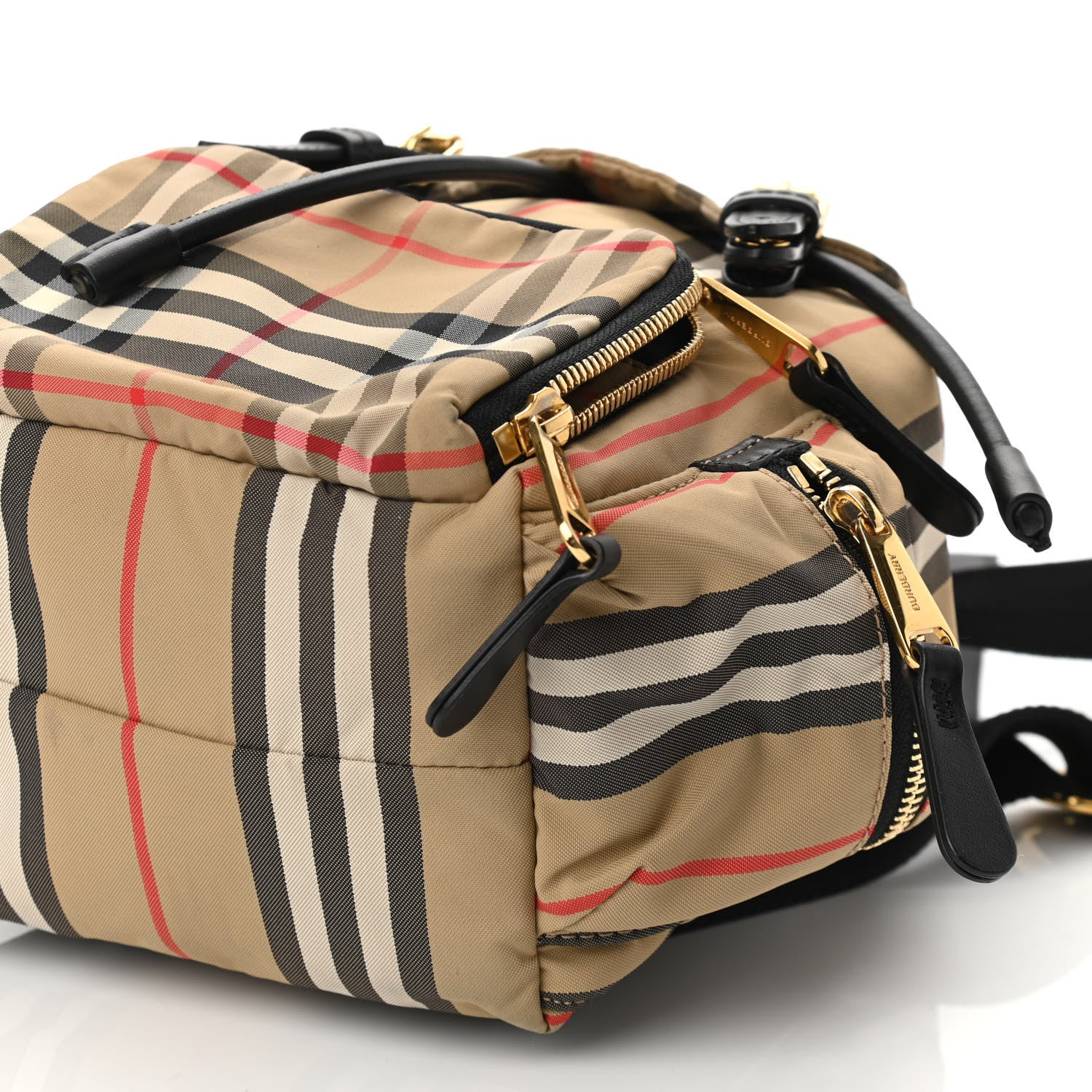 Burberry Vintage Check Small Rucksack Backpack Antique Yellow 11 of 11