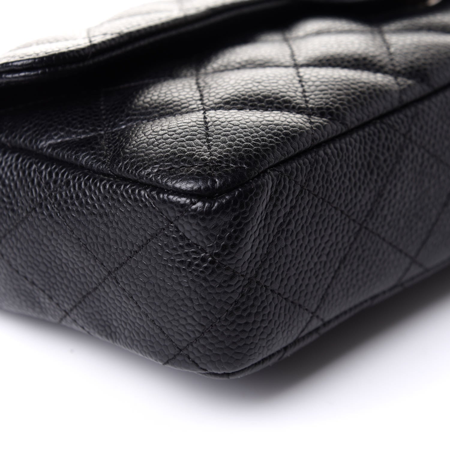 Chanel Caviar Quilted East West Flap Black 9 of 11