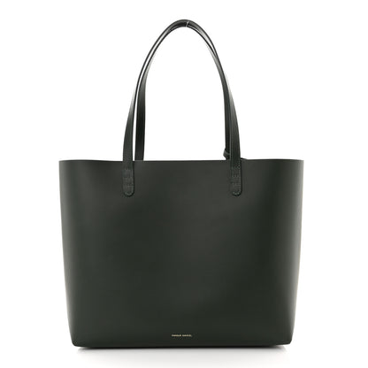 Mansur Gavriel Calfskin Large Shopping Tote Moss 3 of 13