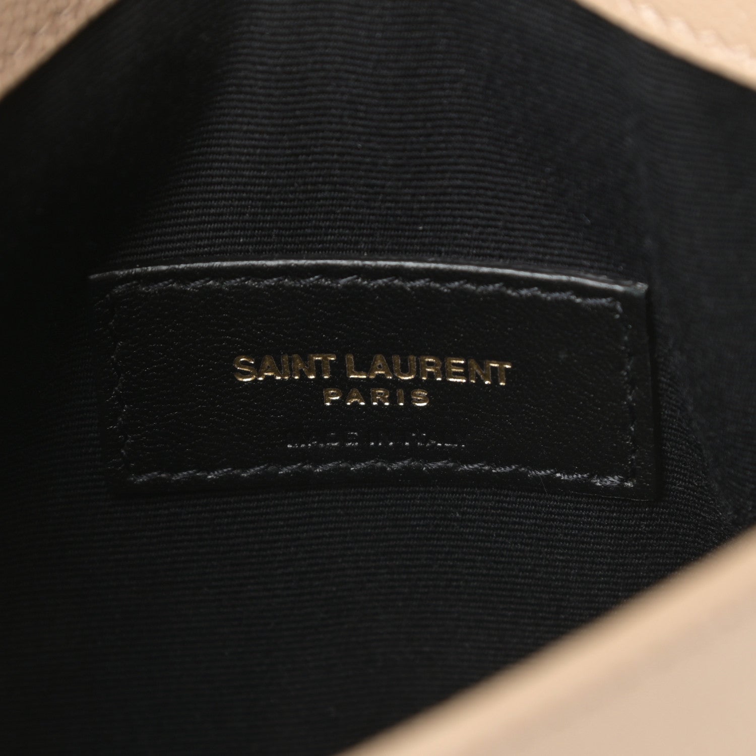 Saint Laurent Grain De Poudre Uptown Baby Pouch Beige 6 of 7