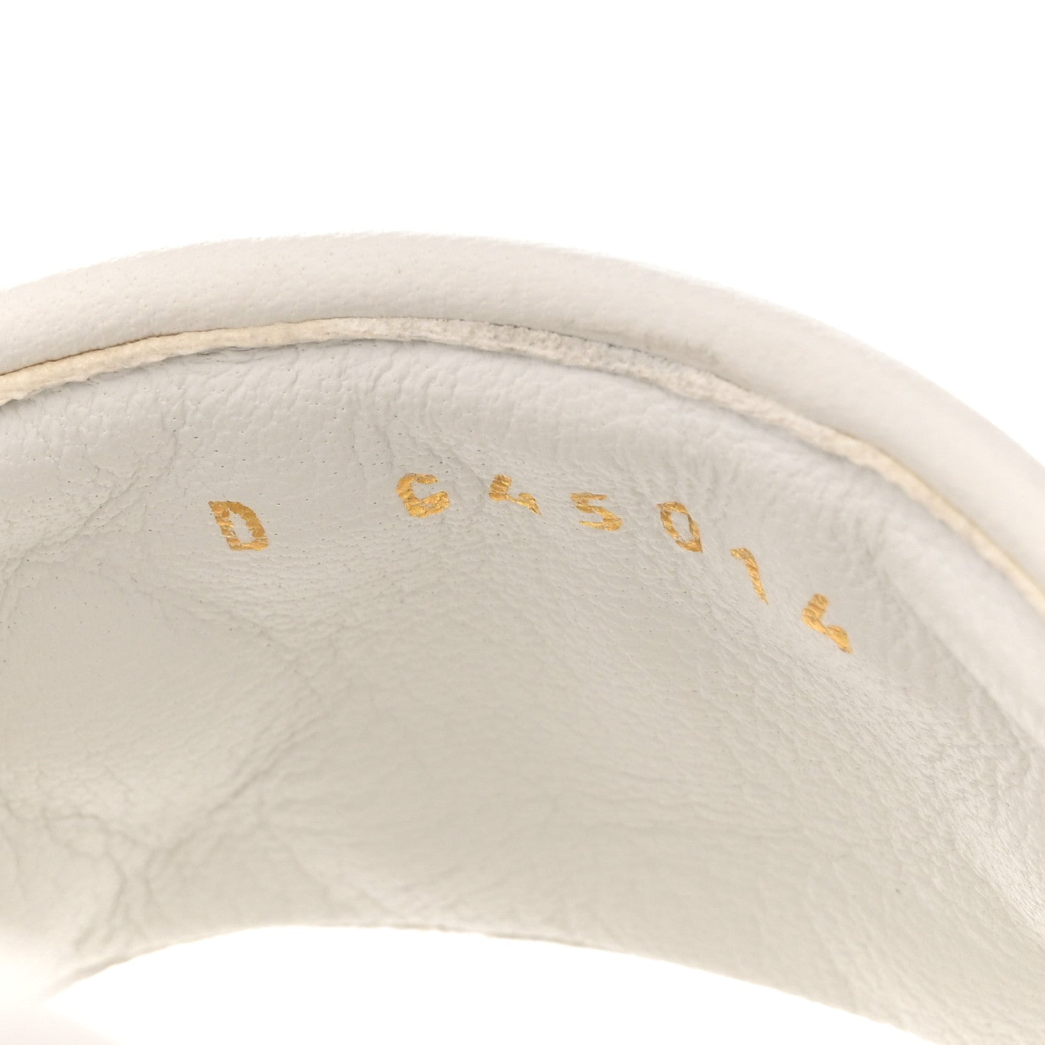Chanel Lambskin Quilted Textured CC Mules Sandals 41.5 White 9 of 10