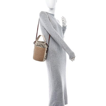 Chloe Natural Woven Fiber Small Woody Basket 2 of 10