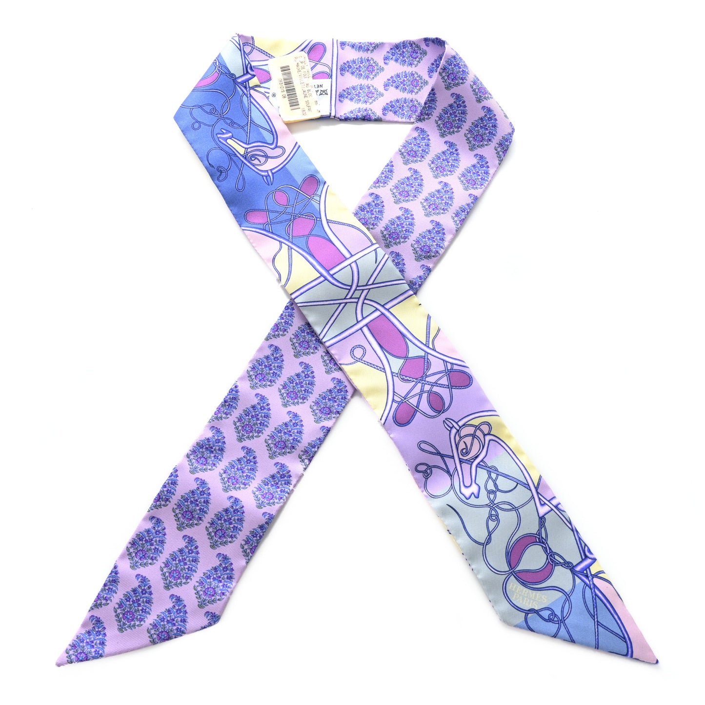 Silk Coup De Fouet Au Bloc Twilly Mauve Violet Jaune Soufre