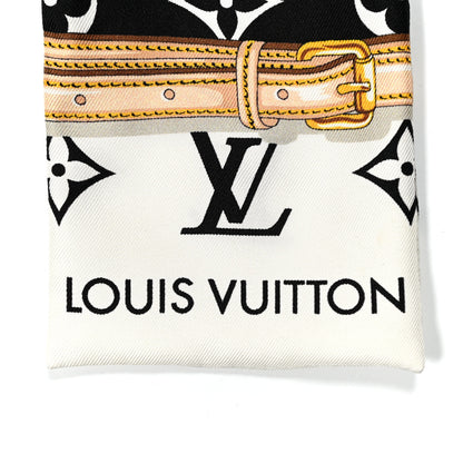 Louis Vuitton Silk Monogram Confidential Bandeau Black 3 of 4