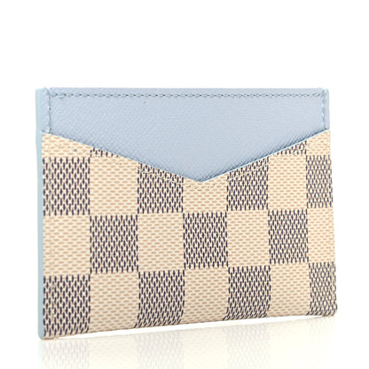 Louis Vuitton Damier Azur Daily Card Holder Olympe Blue 3 of 7