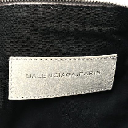 Balenciaga Agneau Classic Hardware Large Square Tote Gris Ciment 6 of 13