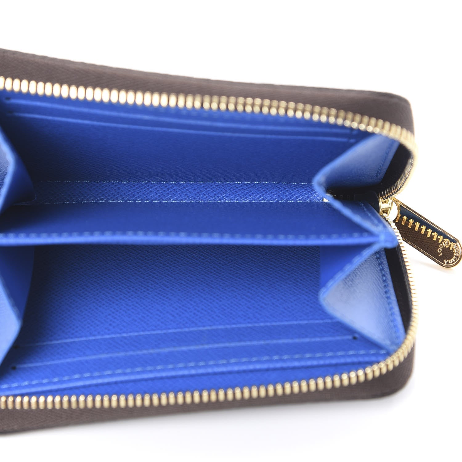 Louis Vuitton Damier Ebene 2019 Christmas Animation Zippy Coin Purse Blue 4 of 7