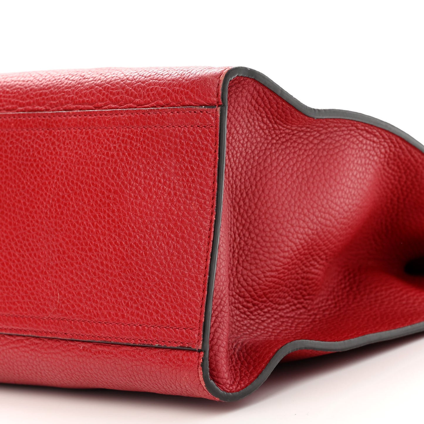 Calfskin Medium GG Marmont Top Handle Bag Vulcanic Red