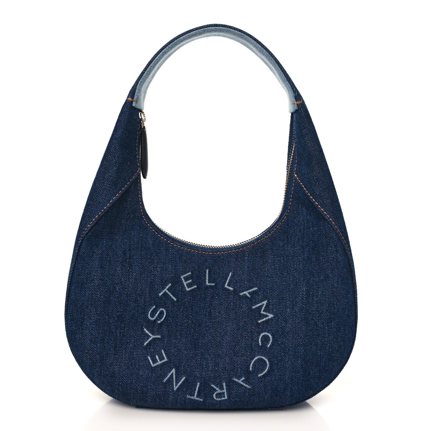 Eco Alter Denim Logo Small Hobo Smoky Blue