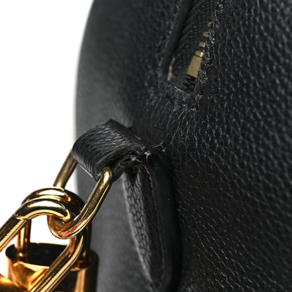 Louis Vuitton Empreinte Monogram Giant Speedy Bandouliere 25 Black Beige 10 of 12