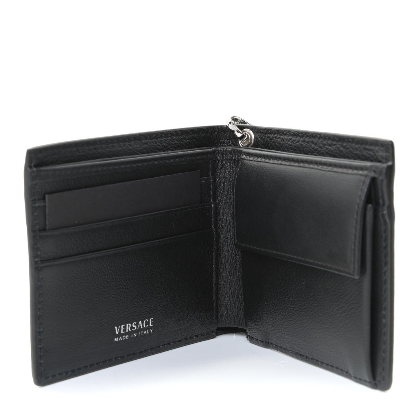Vitello Bi-Fold Wallet Black
