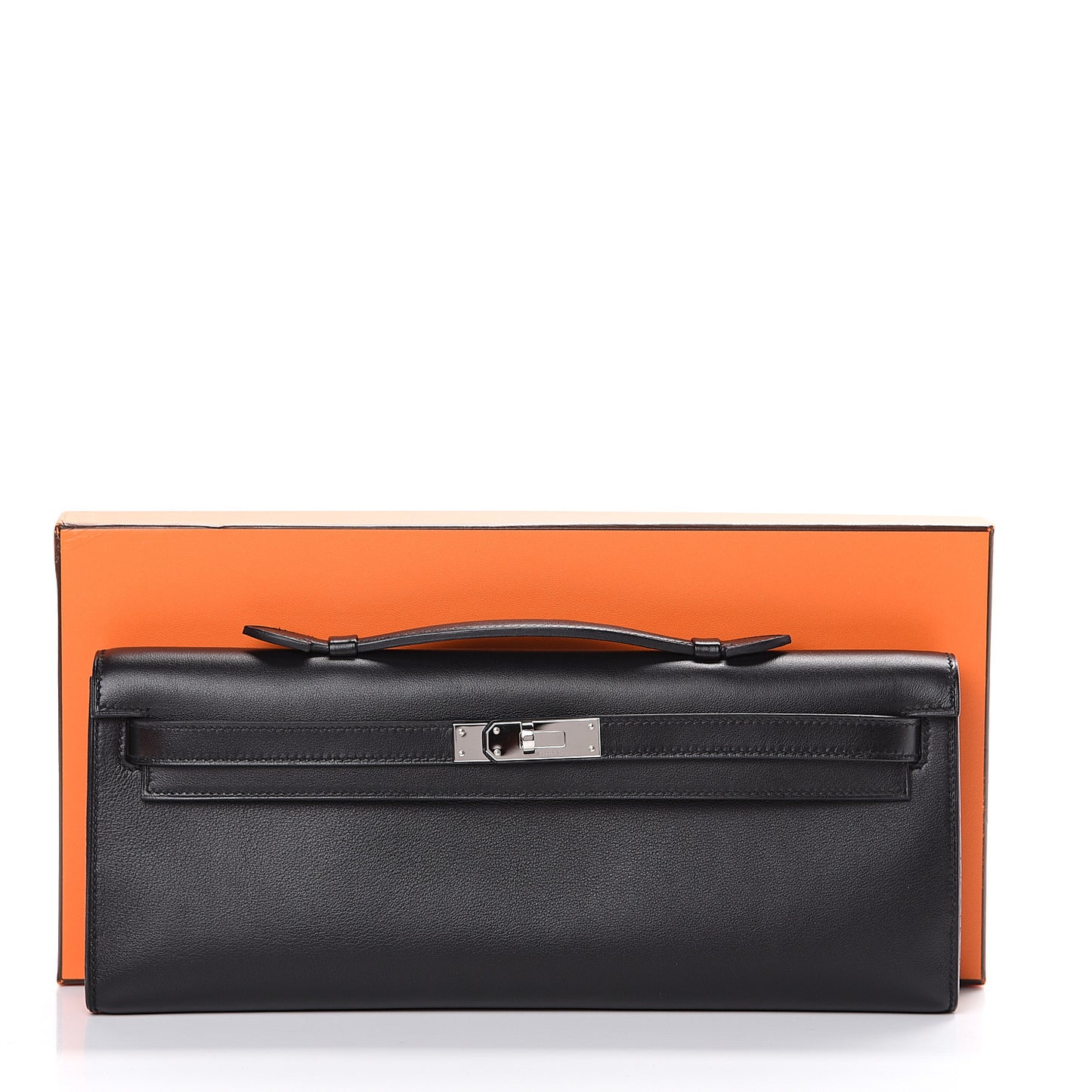 Swift Kelly Cut Clutch Pochette Black